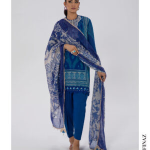 Sapphire Blue 3-Piece Lawn Suit – Sana Safinaz