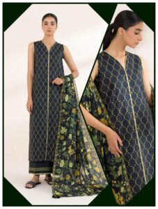 Navy Blue Luxury Unstiched – Sapphire